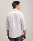 Men Slim Fit Oxford Cotton Casual Shirt