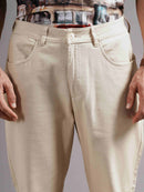 Men Tailored Low-Rise Trousers