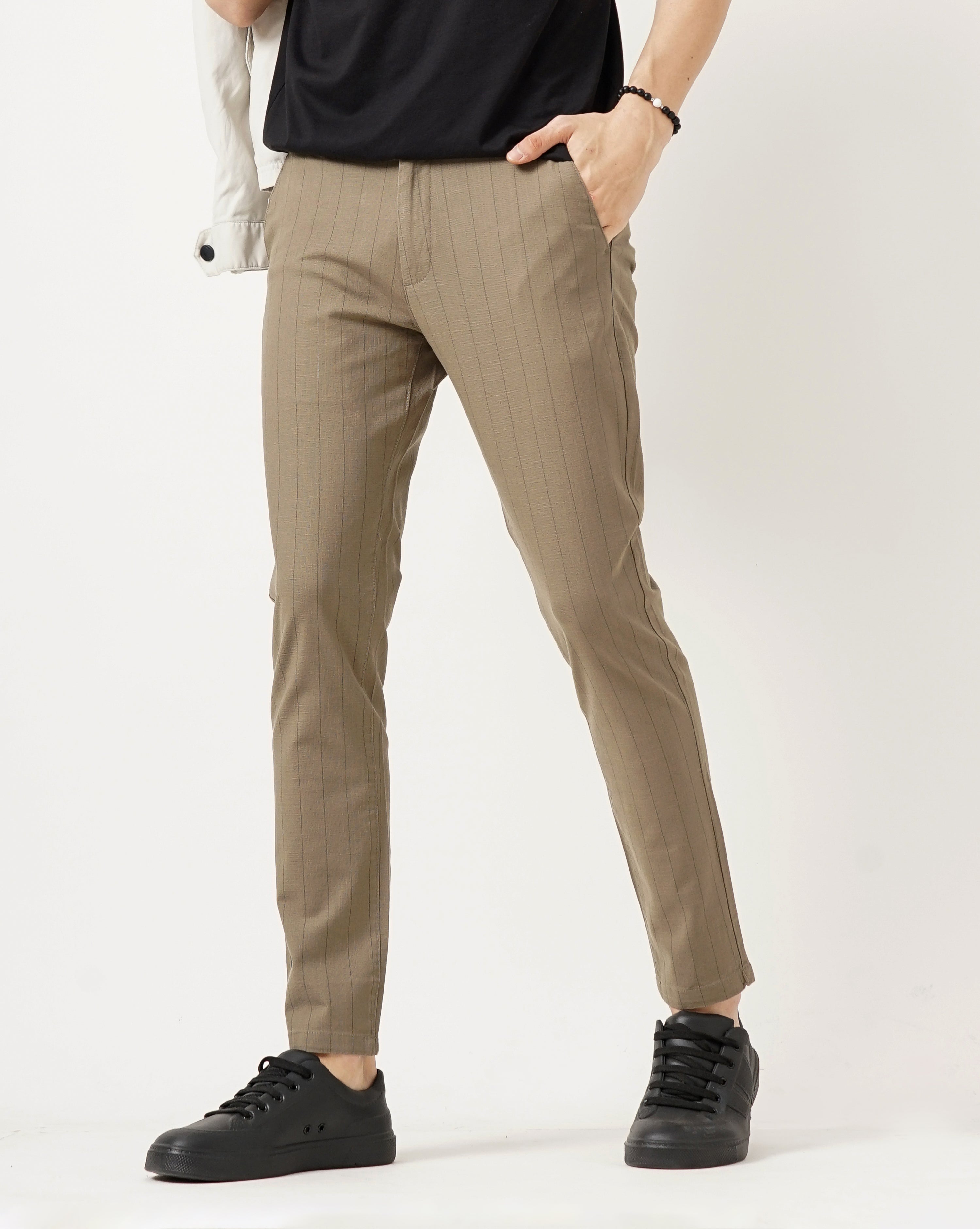 COTTON LINEN CHINOS