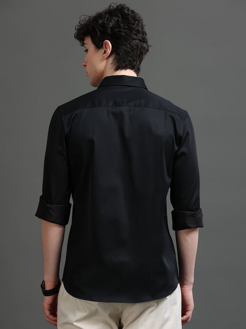 Men Smart Slim Fit Printed Party Shirt