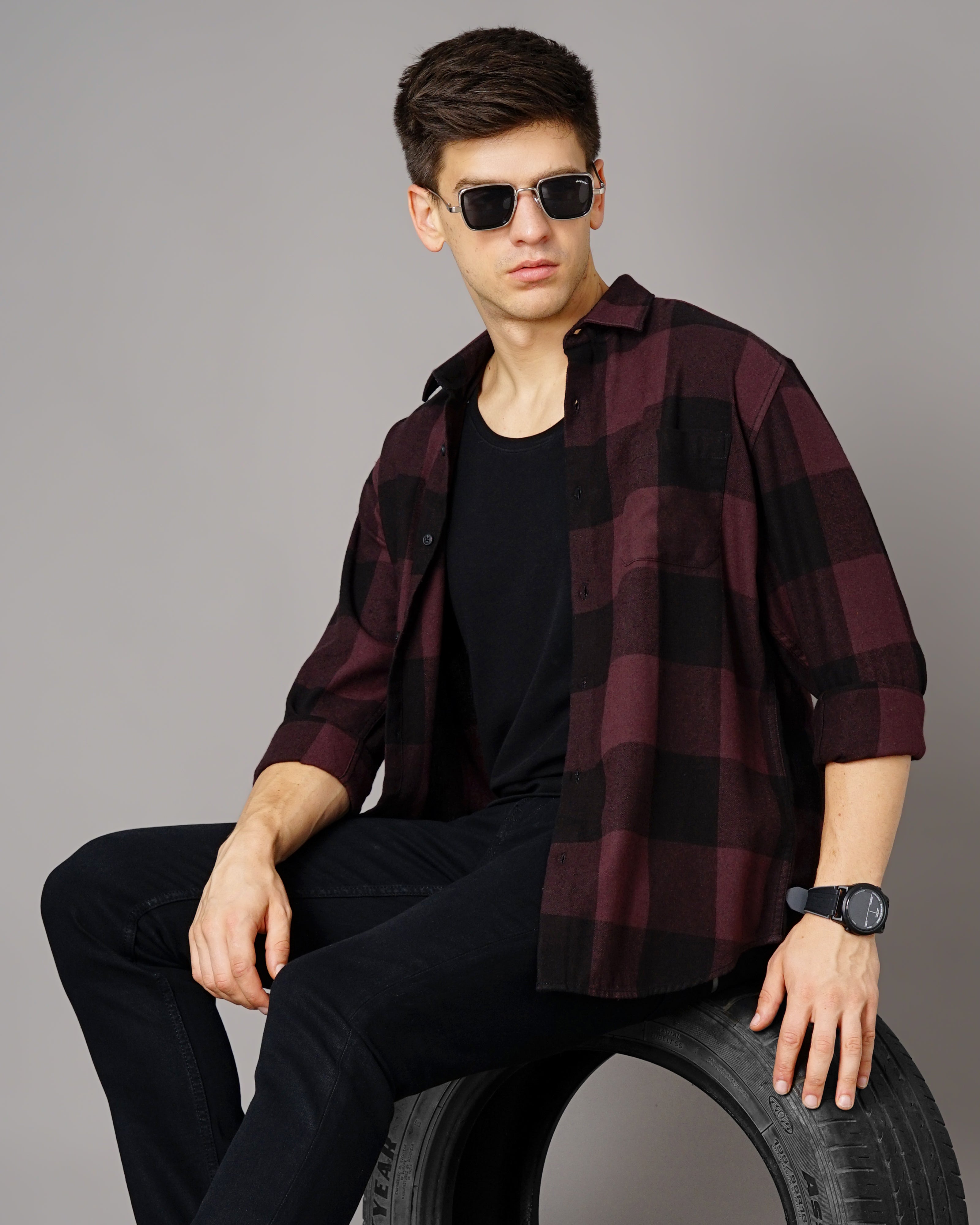 Men's Checks Shirt