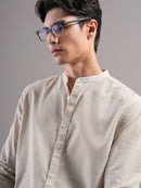 Men Smart Slim Fit Striped Casual Shirt