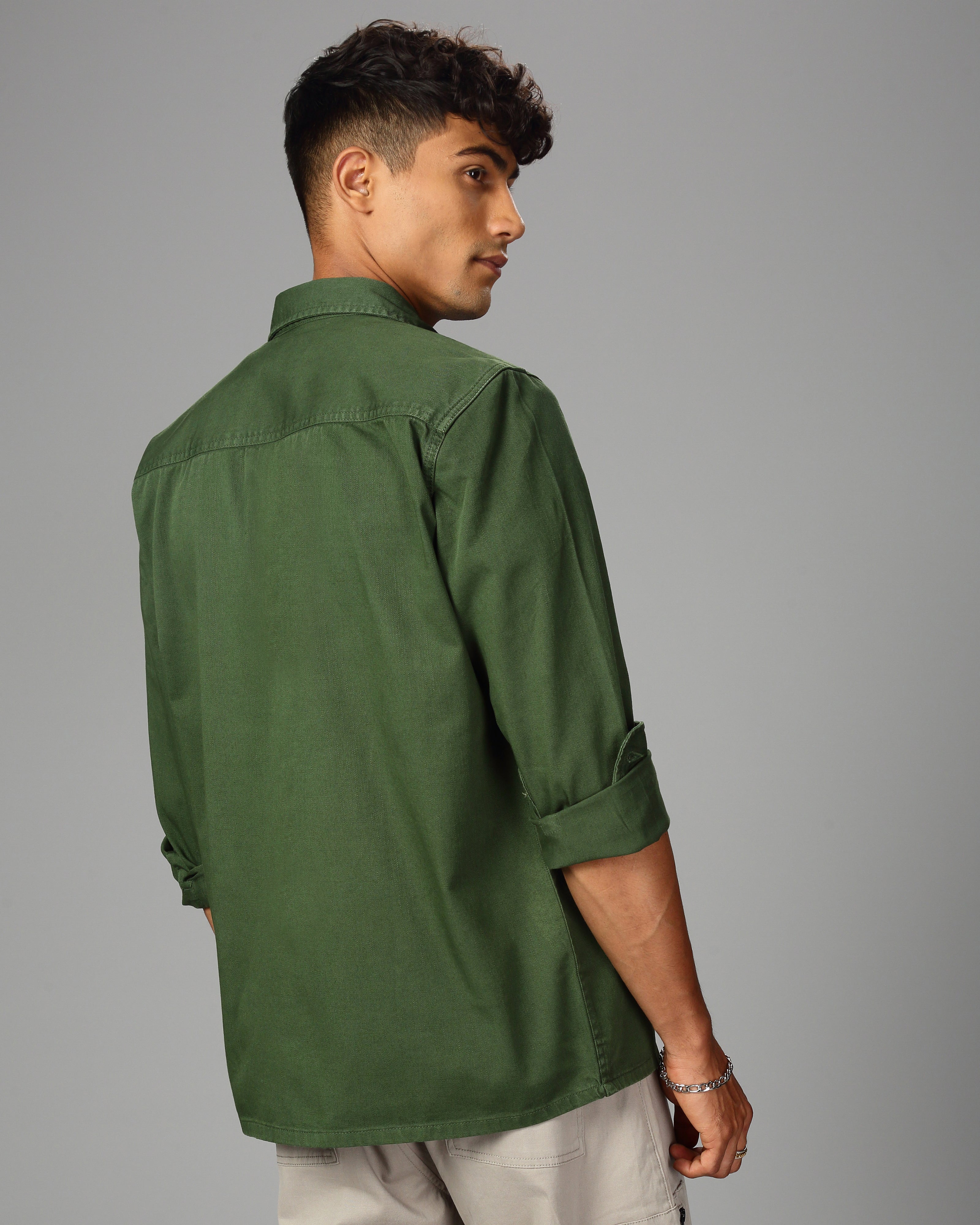 MEN OVERSHIRT FIT SHACKET