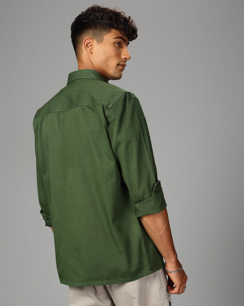 MEN OVERSHIRT FIT SHACKET