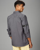 Men Overshirt Fit Shacket