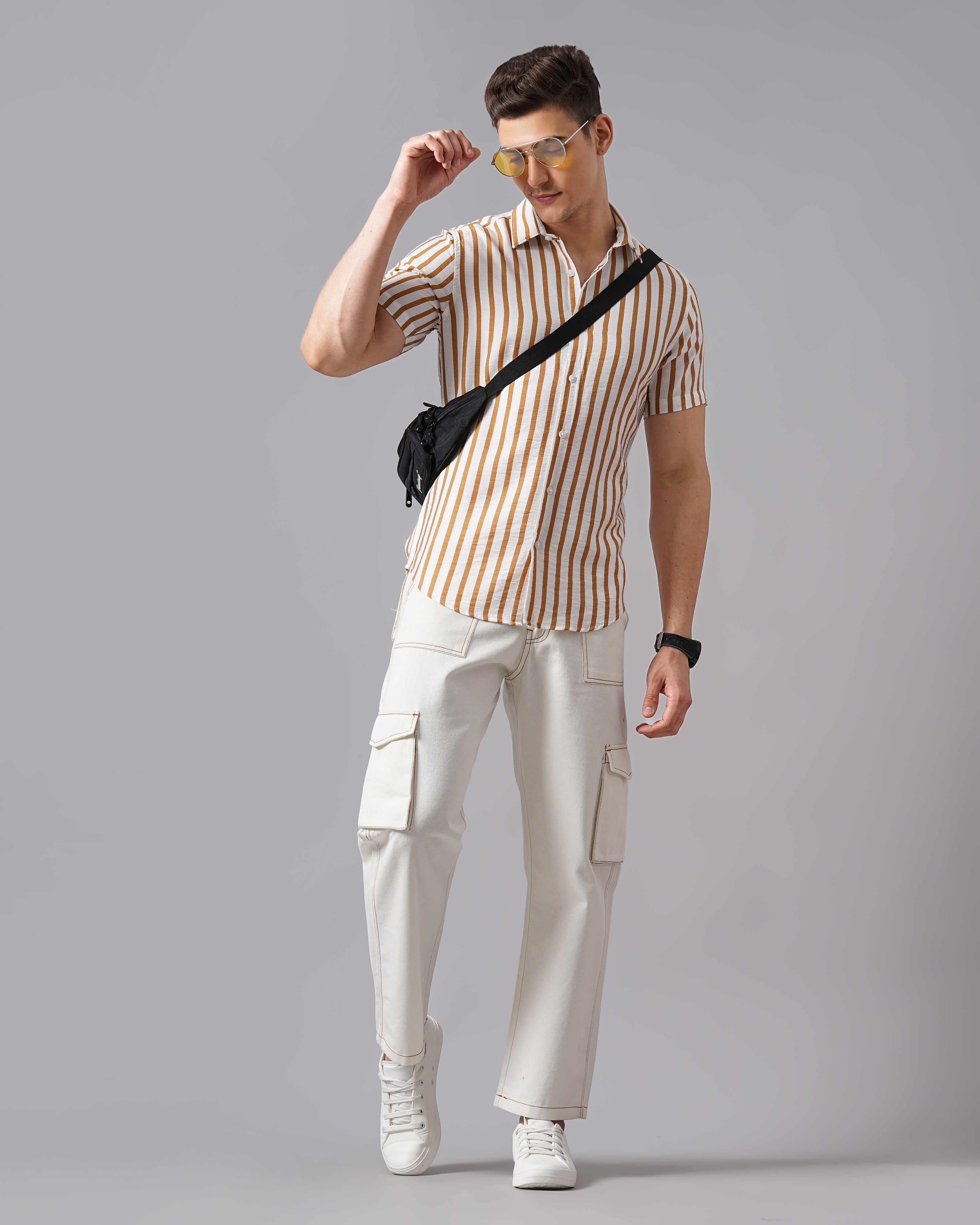 MEN'S STRIPE SHIRT