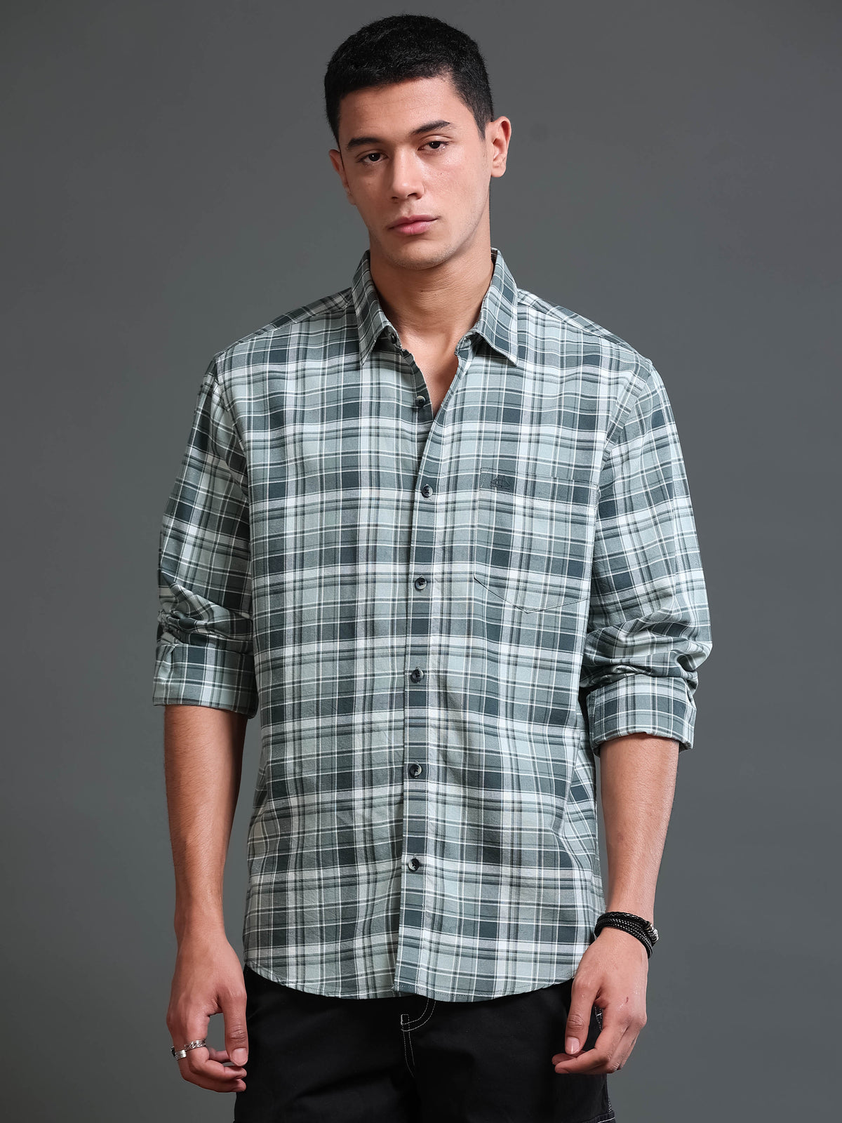 Men Premium Oxford Checks Shirt