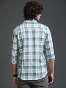 Men's Mellange Twill Checks Shirt