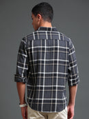 Men's Black Checks Shirt
