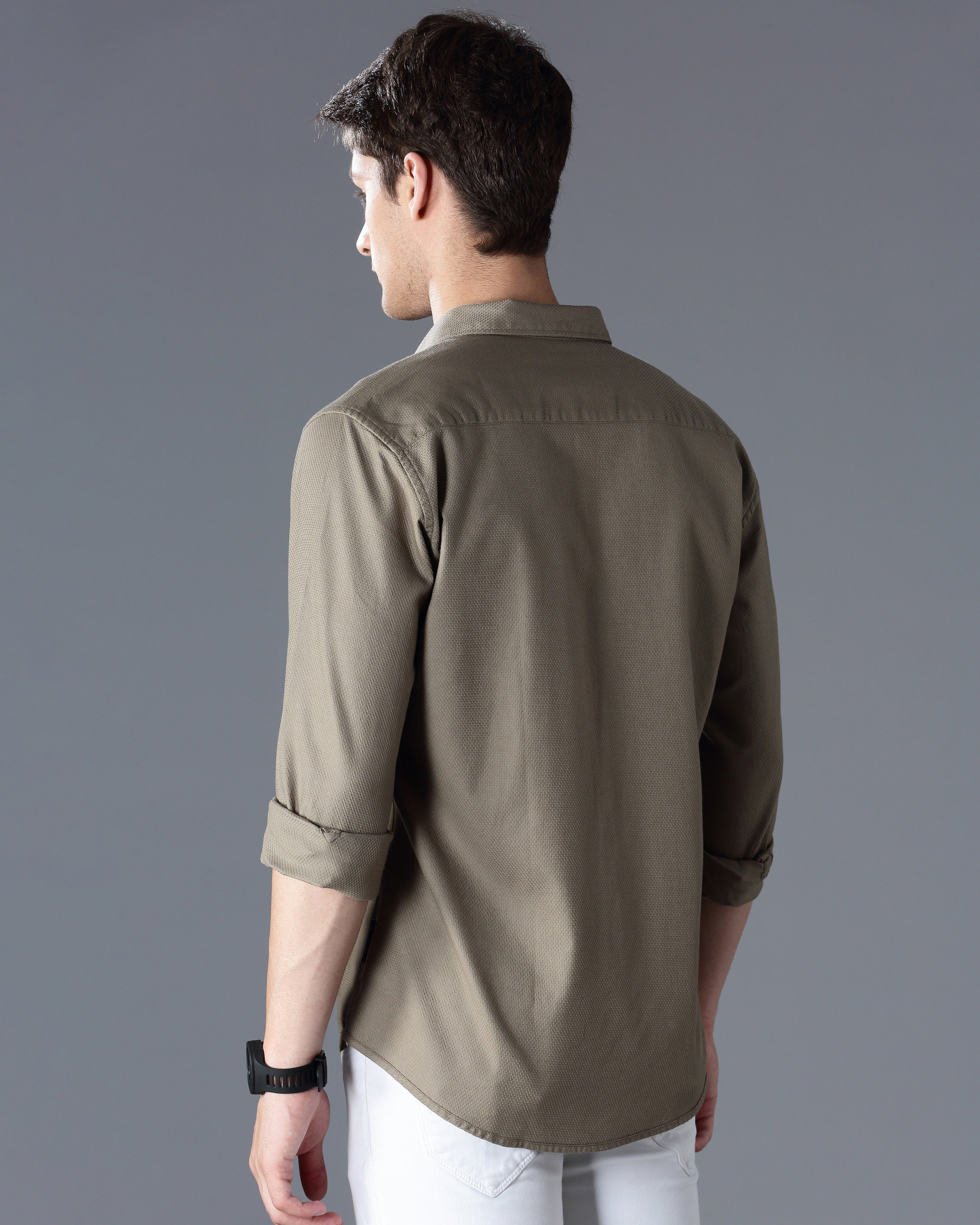 Self Design Dobby Shirt