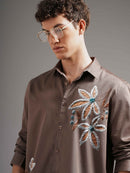 Men Smart Slim Fit Printed Casual Shirt