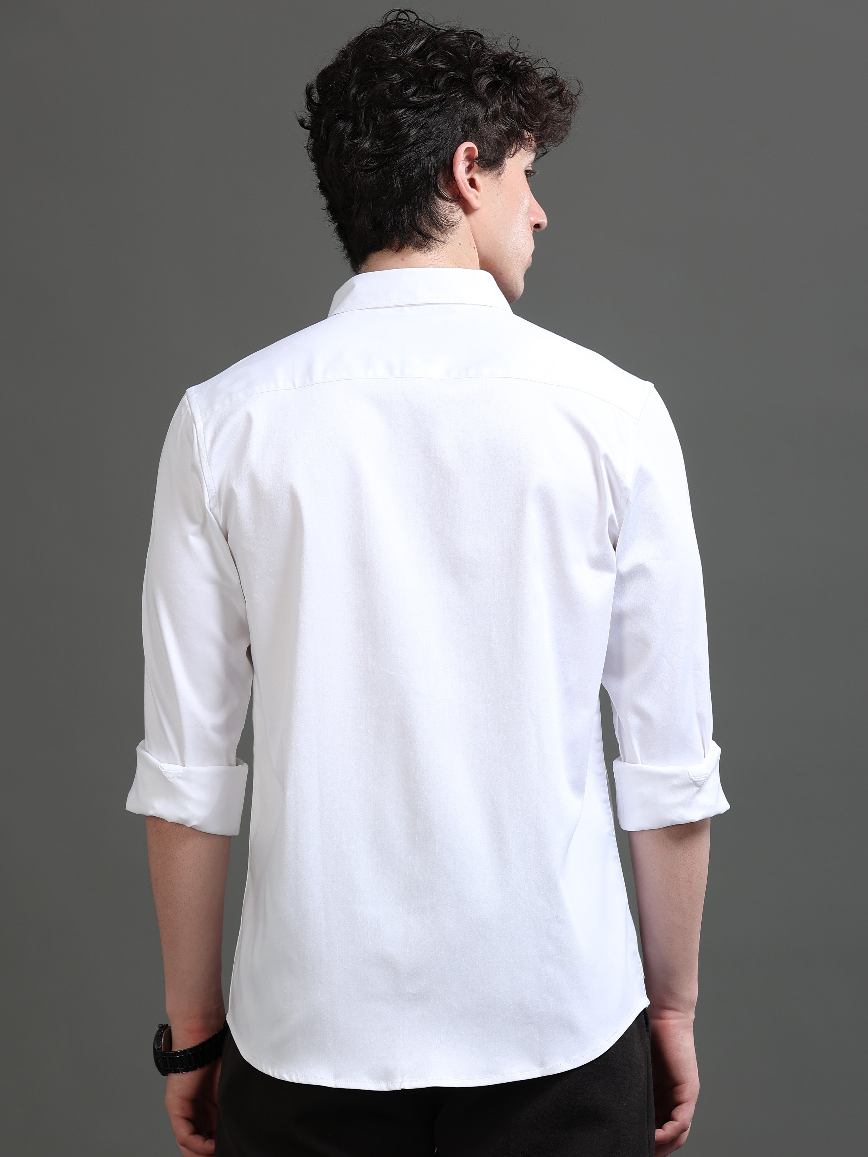 Men Smart Slim Fit Printed Casual Shirt