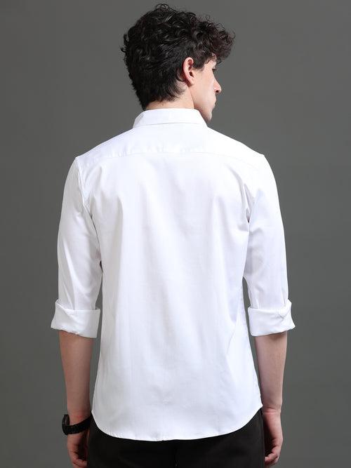 Men Smart Slim Fit Printed Casual Shirt