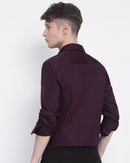 Satin Slim fit Plain Shirts