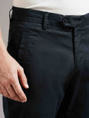 Men Tailored Low-Rise Chinos Trousers