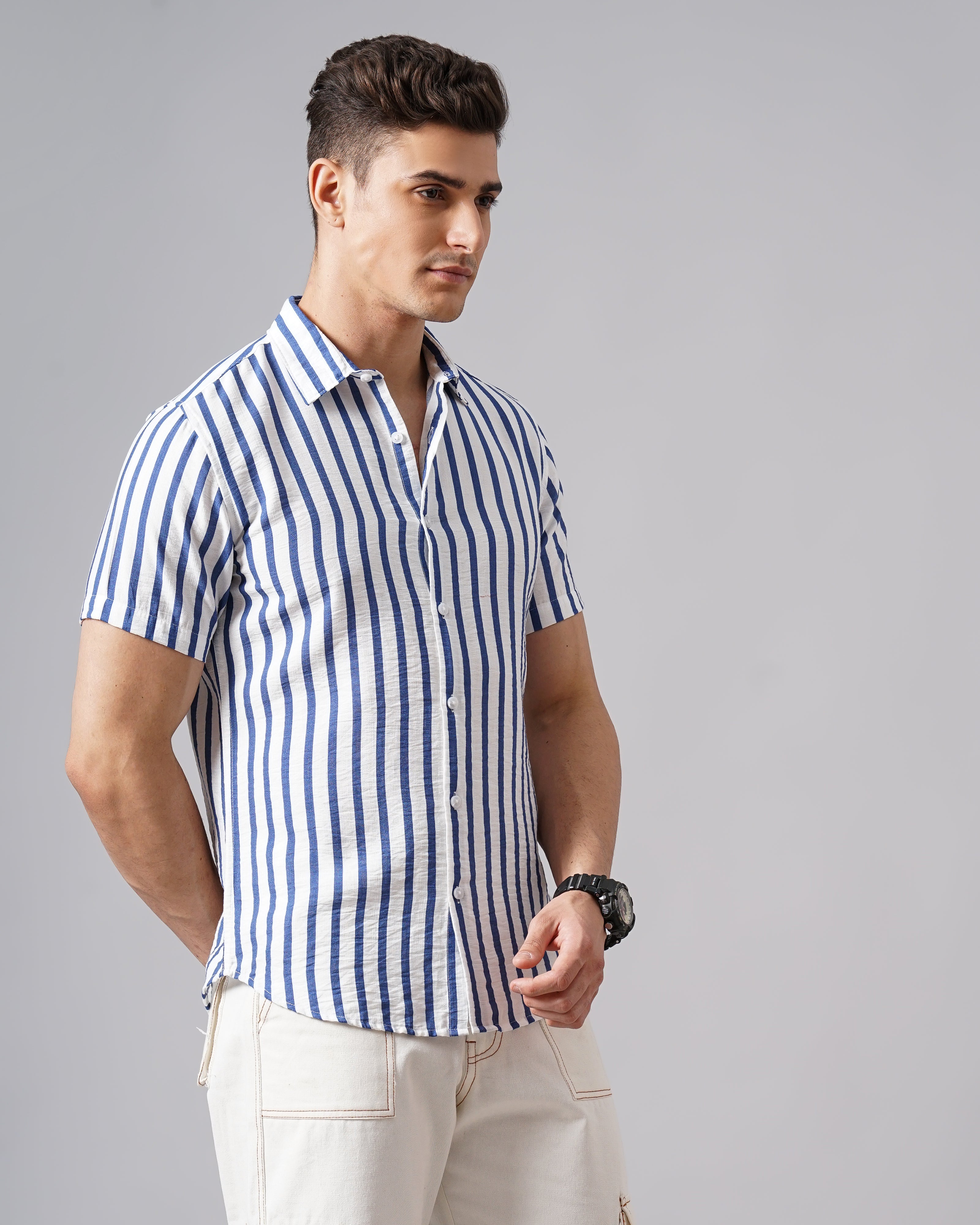 MEN'S STRIPE SHIRT