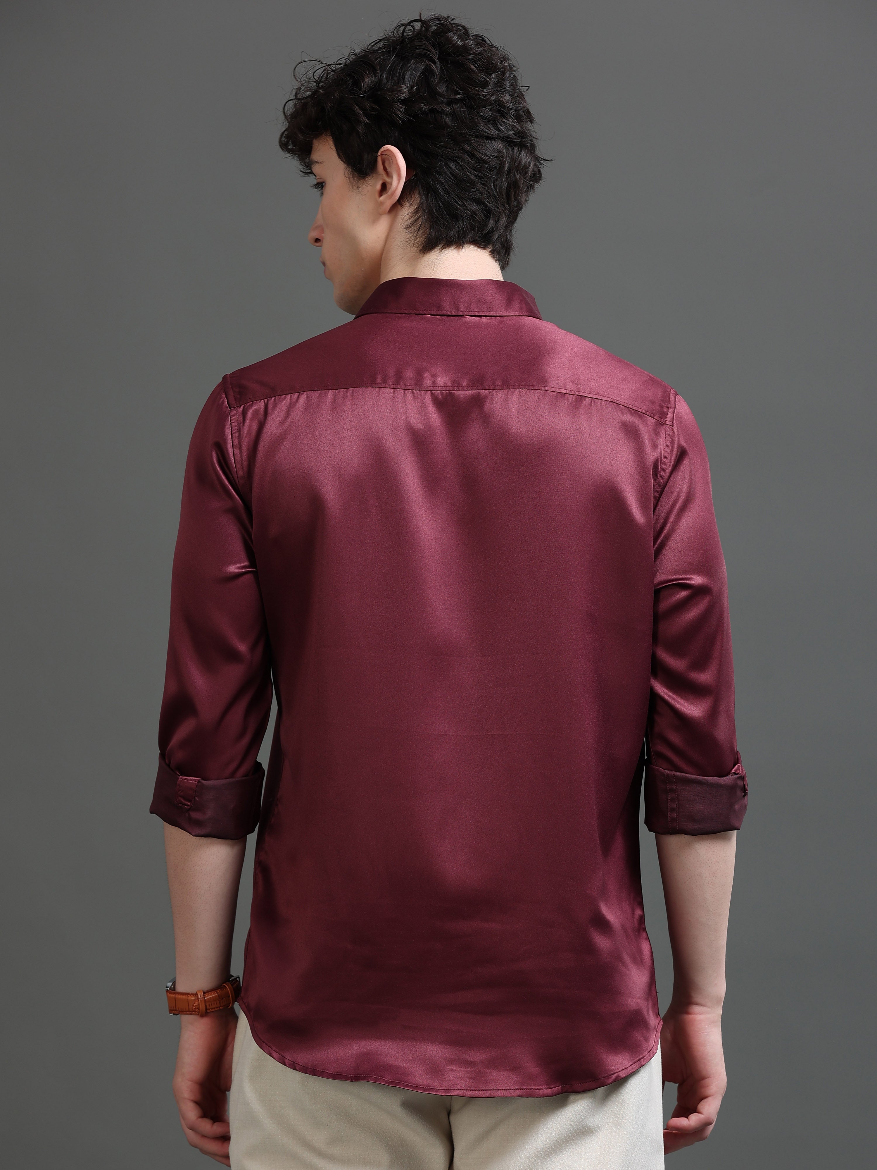 Men Smart Slim Fit Casual Shirt
