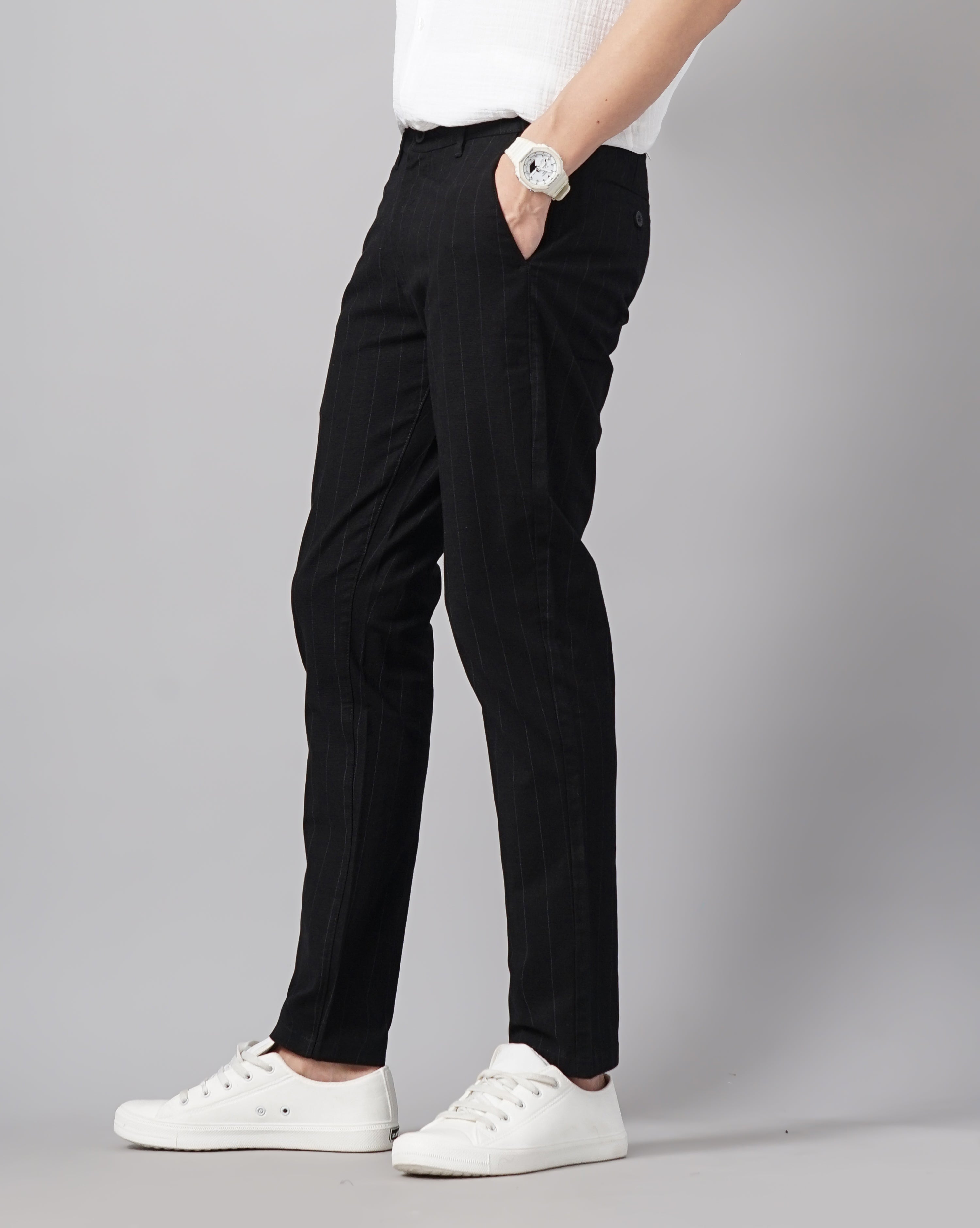 COTTON LINEN CHINOS