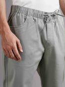Men Tailored Low-Rise Trousers