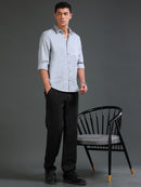 Men Dobby Solid Shirt