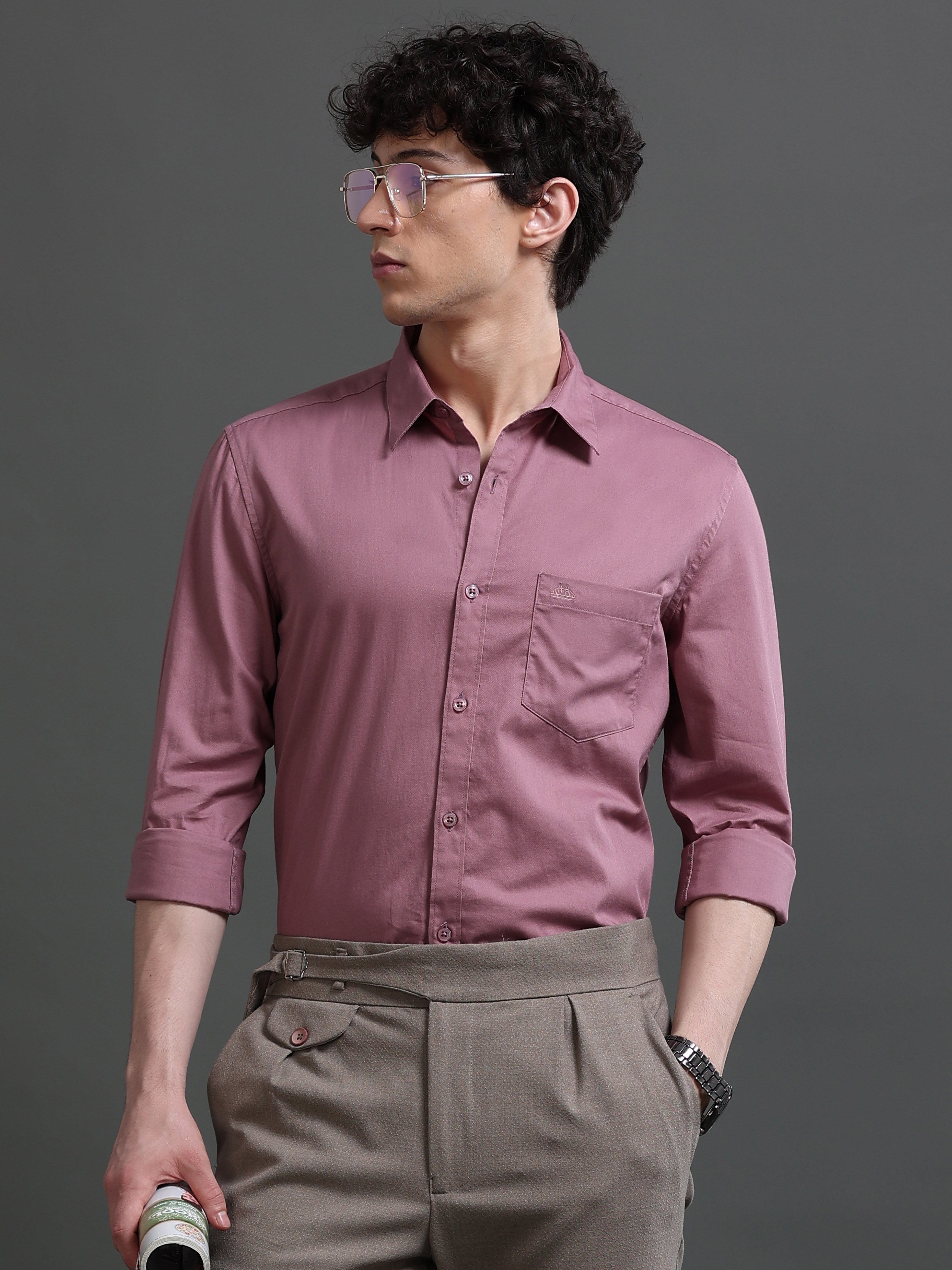 Men Smart Slim Fit Casual Shirt