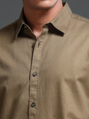 Men's Premium Twill Solid Shirt