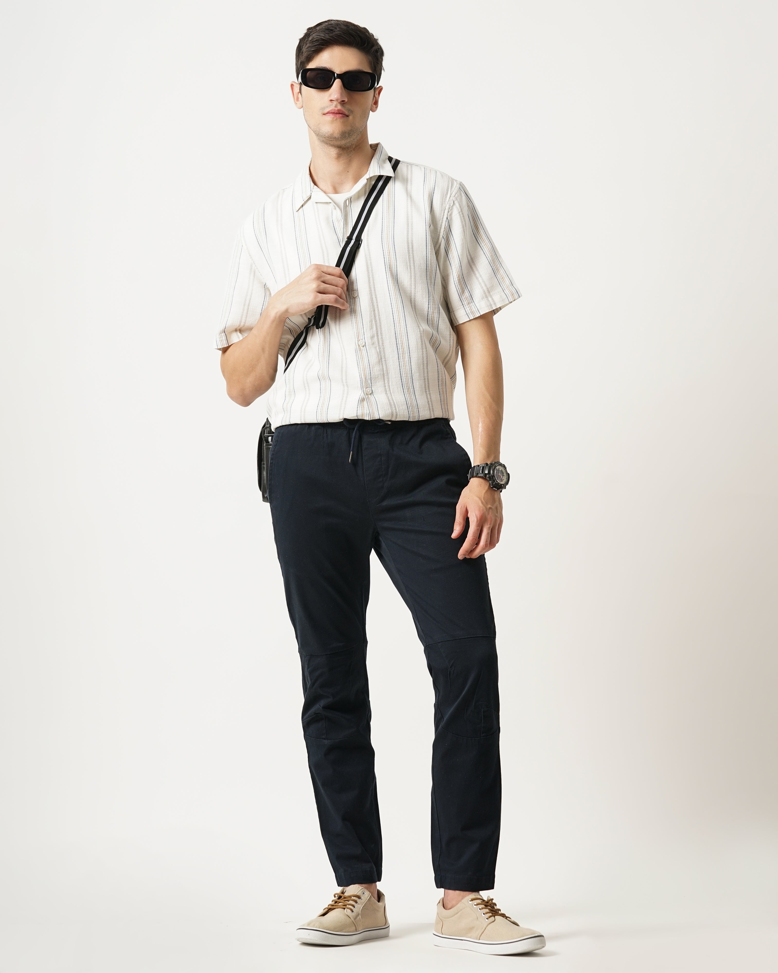 MEN'S CARGO ANKLE LENGTH TROUSERS