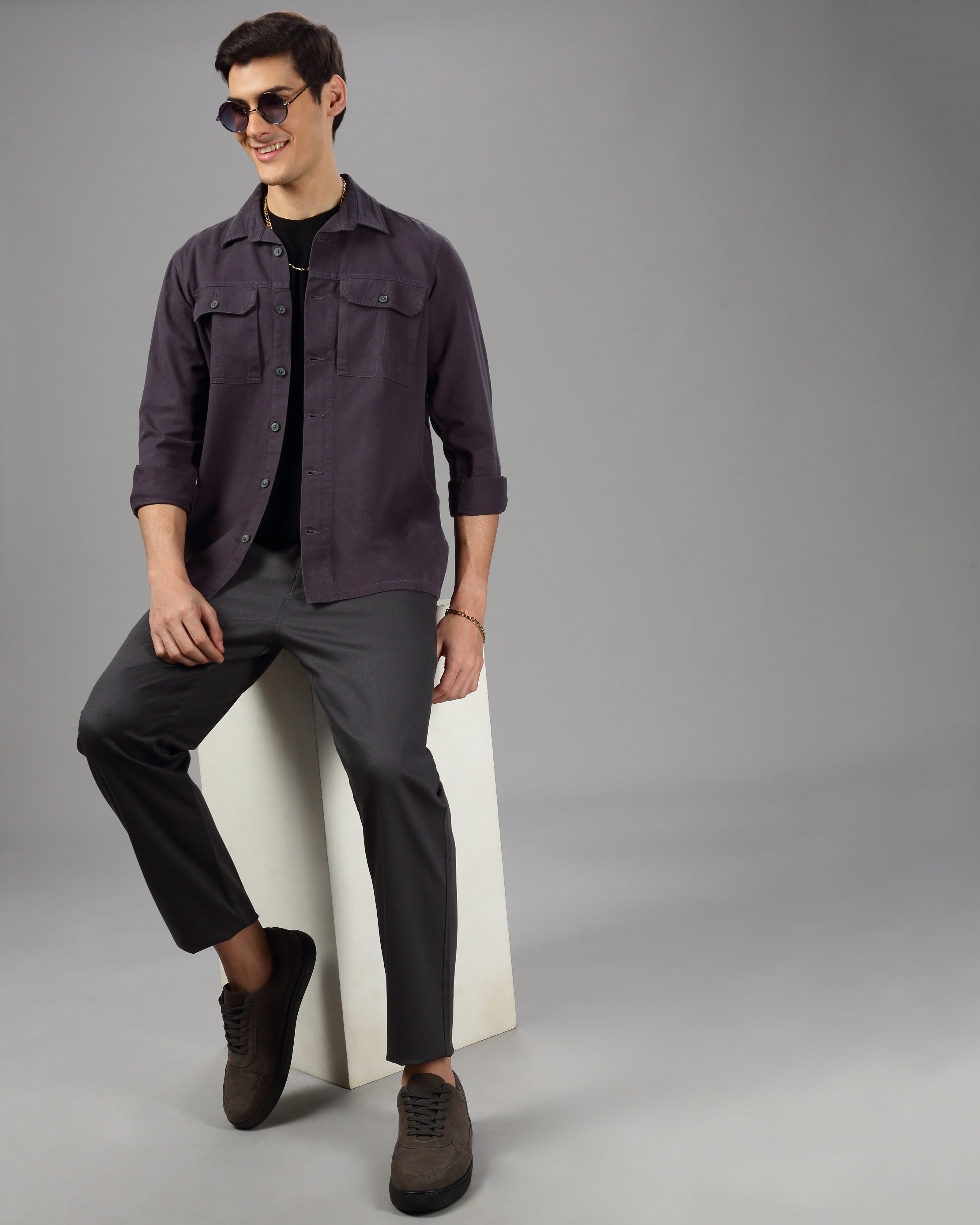 MEN OVERSIZE SHACKET