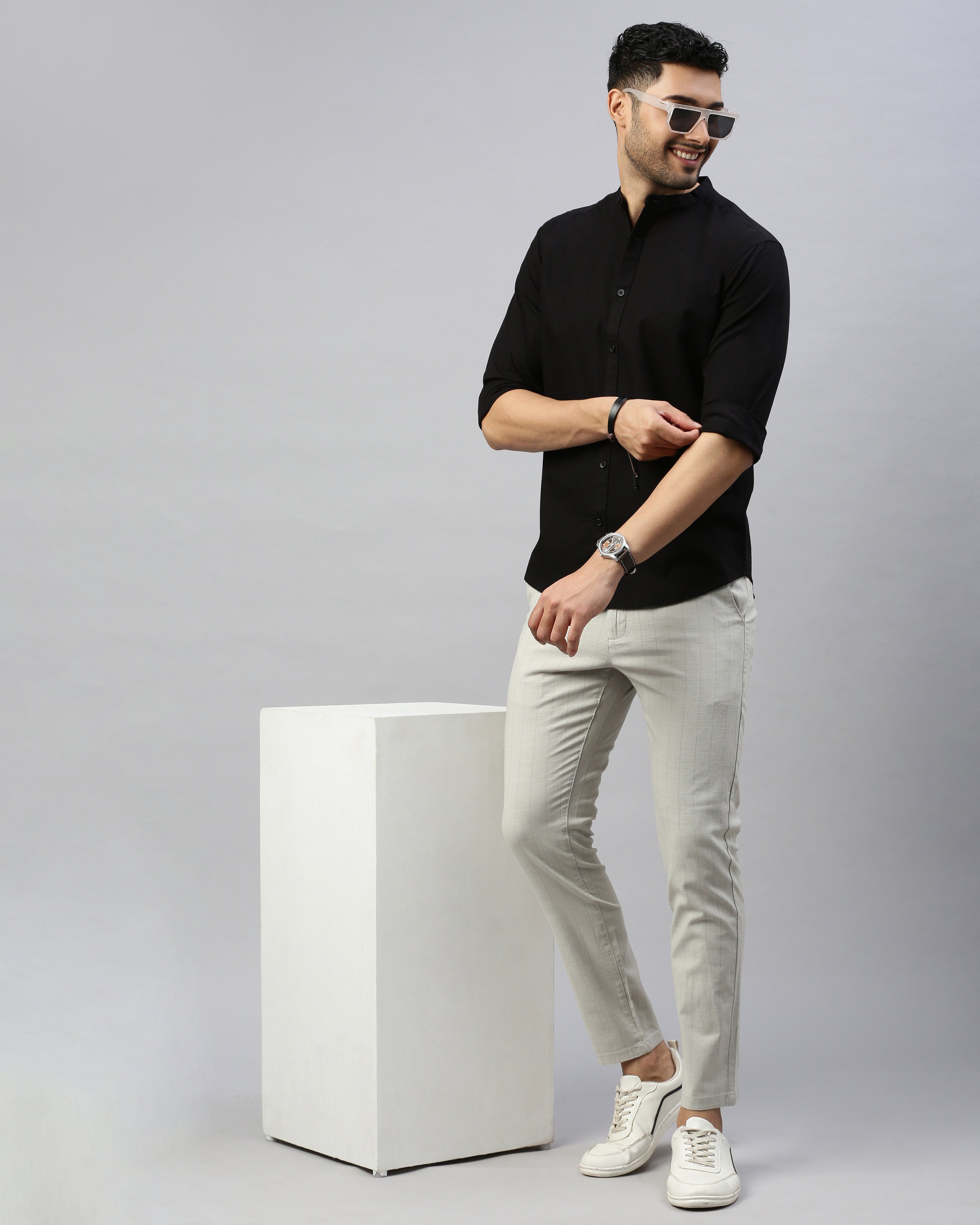 Men's Solid Casual Shirt