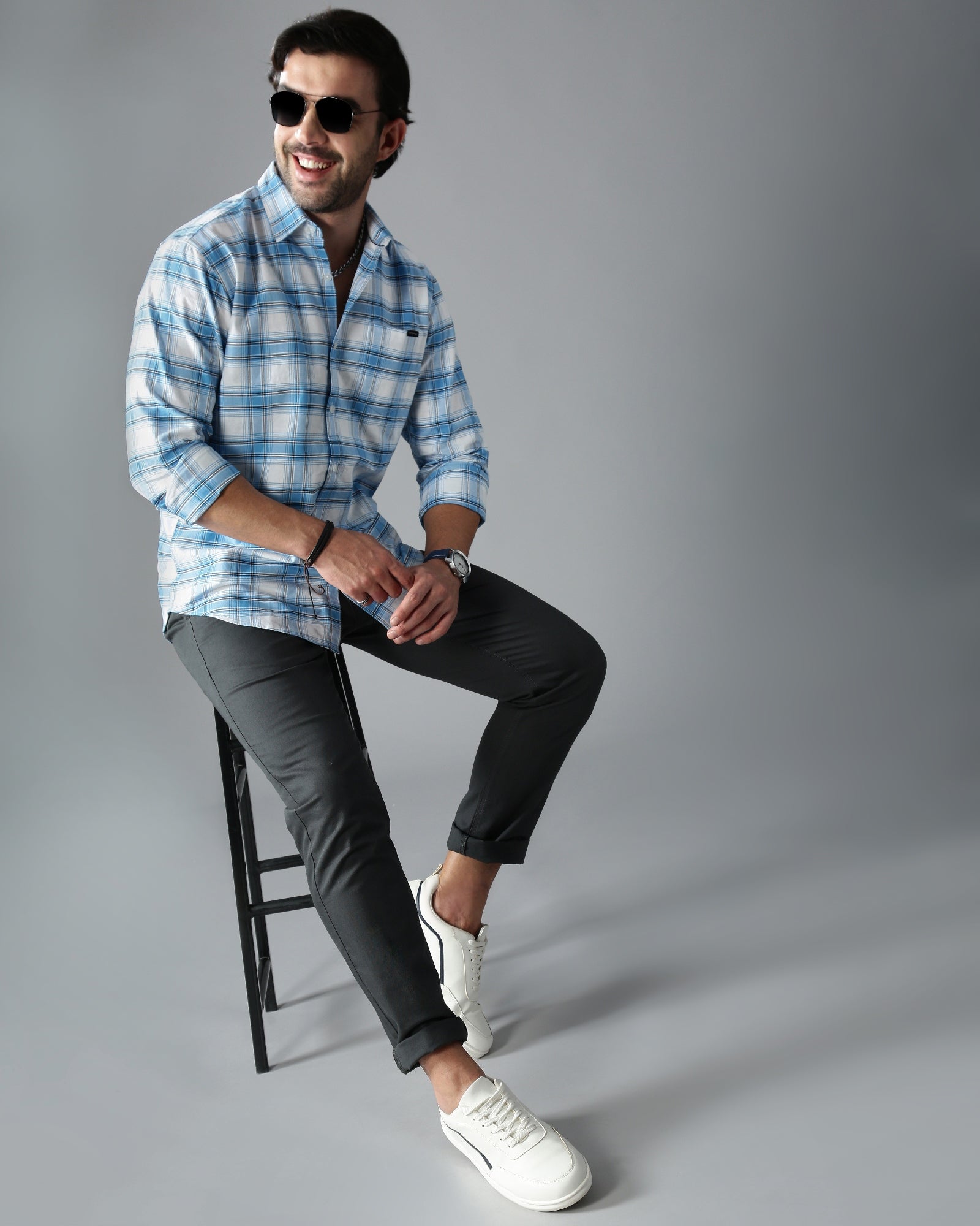 Men's Checks Shirt