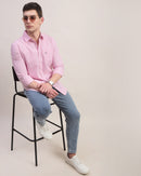 Men Slim Fit Oxford Cotton Casual Shirt