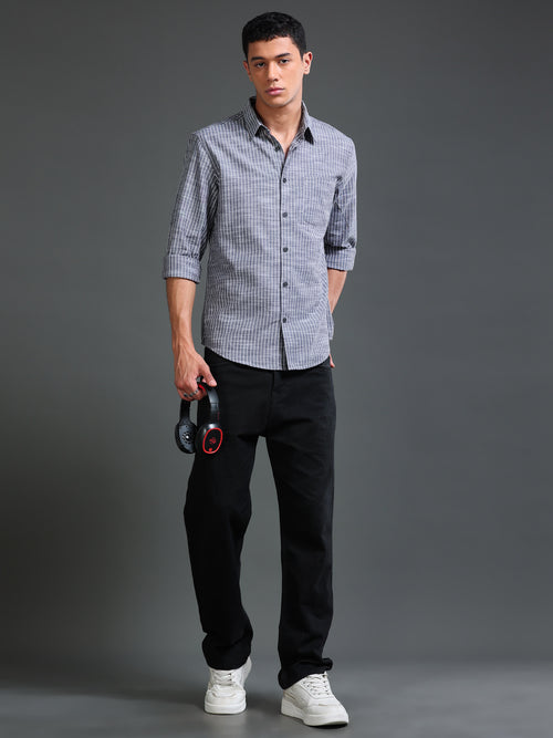 Men Stripes Shirts