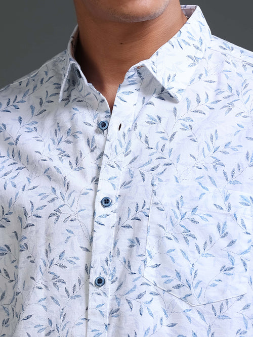 Men's Oxford Twill Prints Shirts