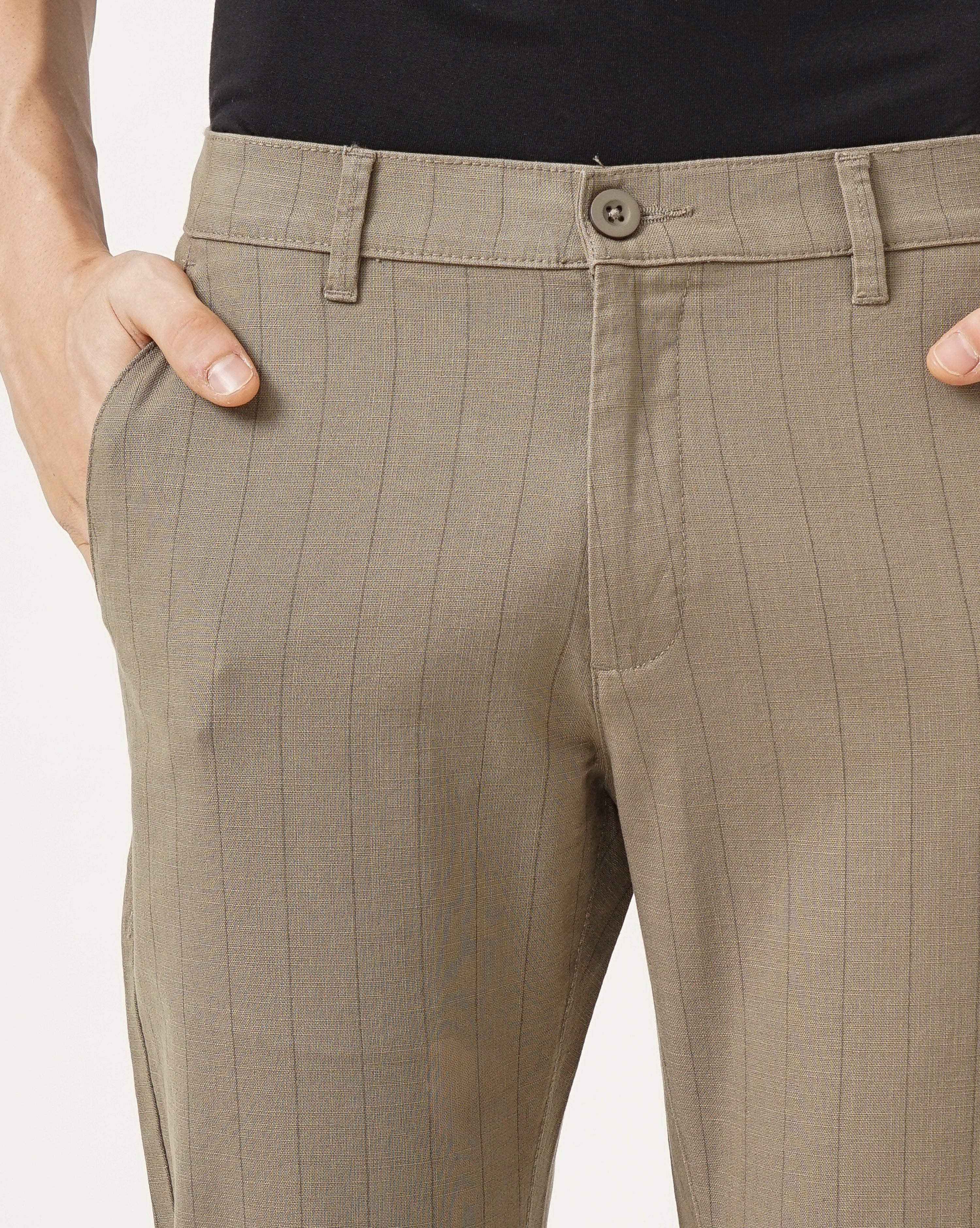 COTTON LINEN CHINOS