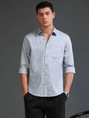 Men Dobby Solid Shirt