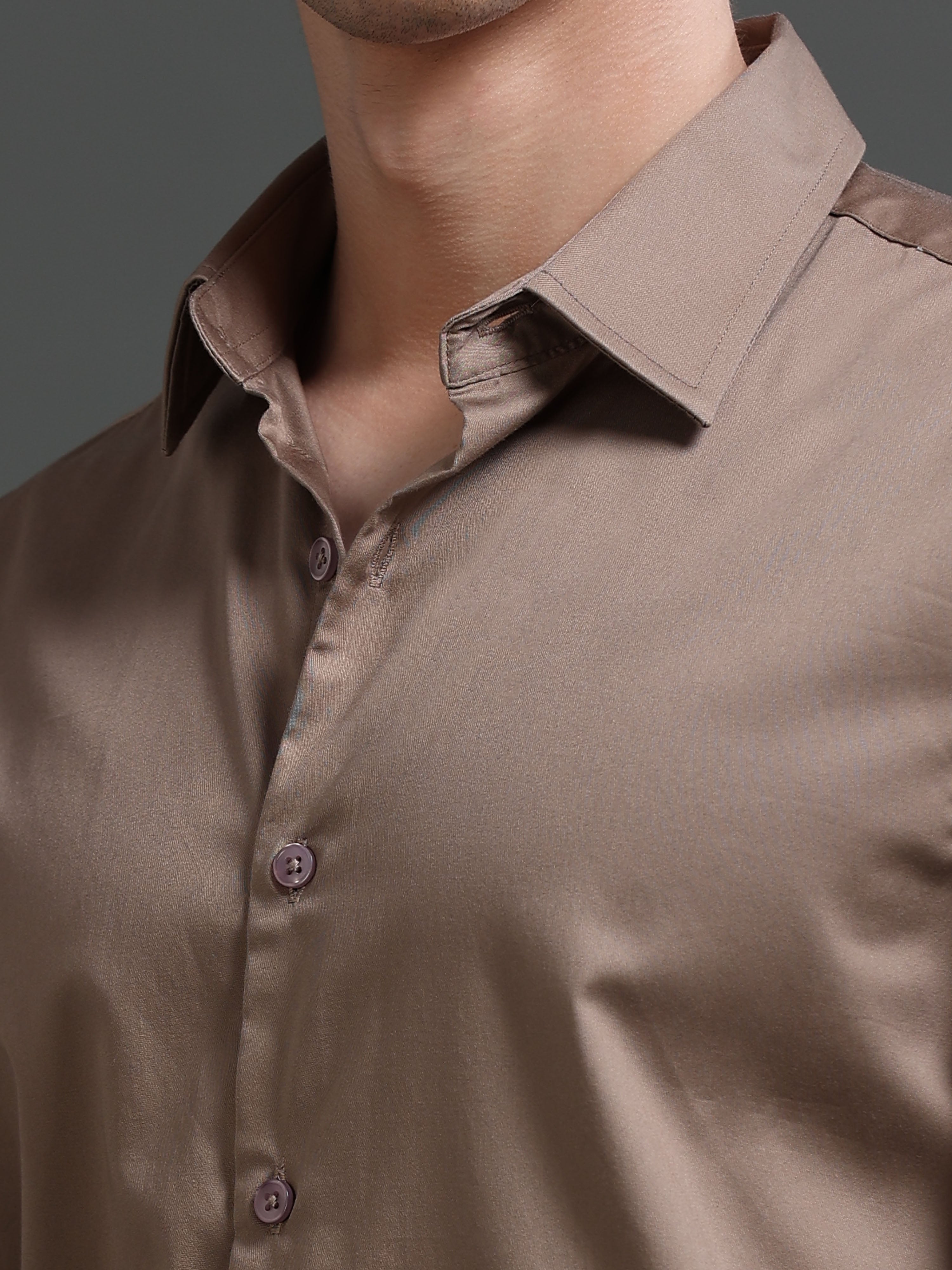 Men Smart Slim Fit Semiformal Shirt