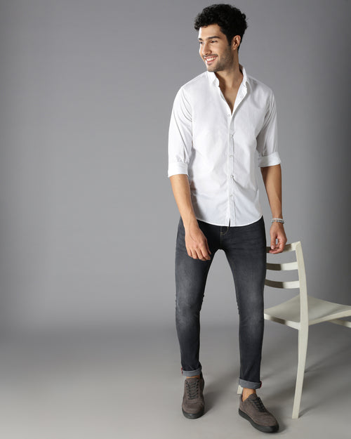 Men's Solid Casual Shirt