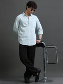 Men Smart Slim Fit Striped Casual Shirt