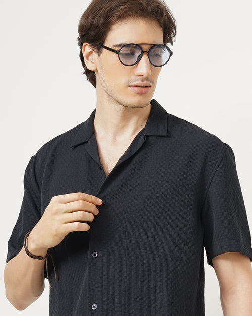 MEN'S SELF DESIGN SHIRT