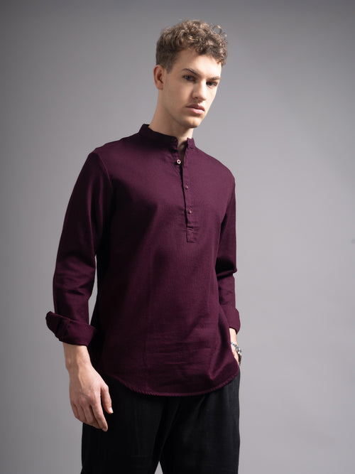 Men's Dobby Kurta Shirt