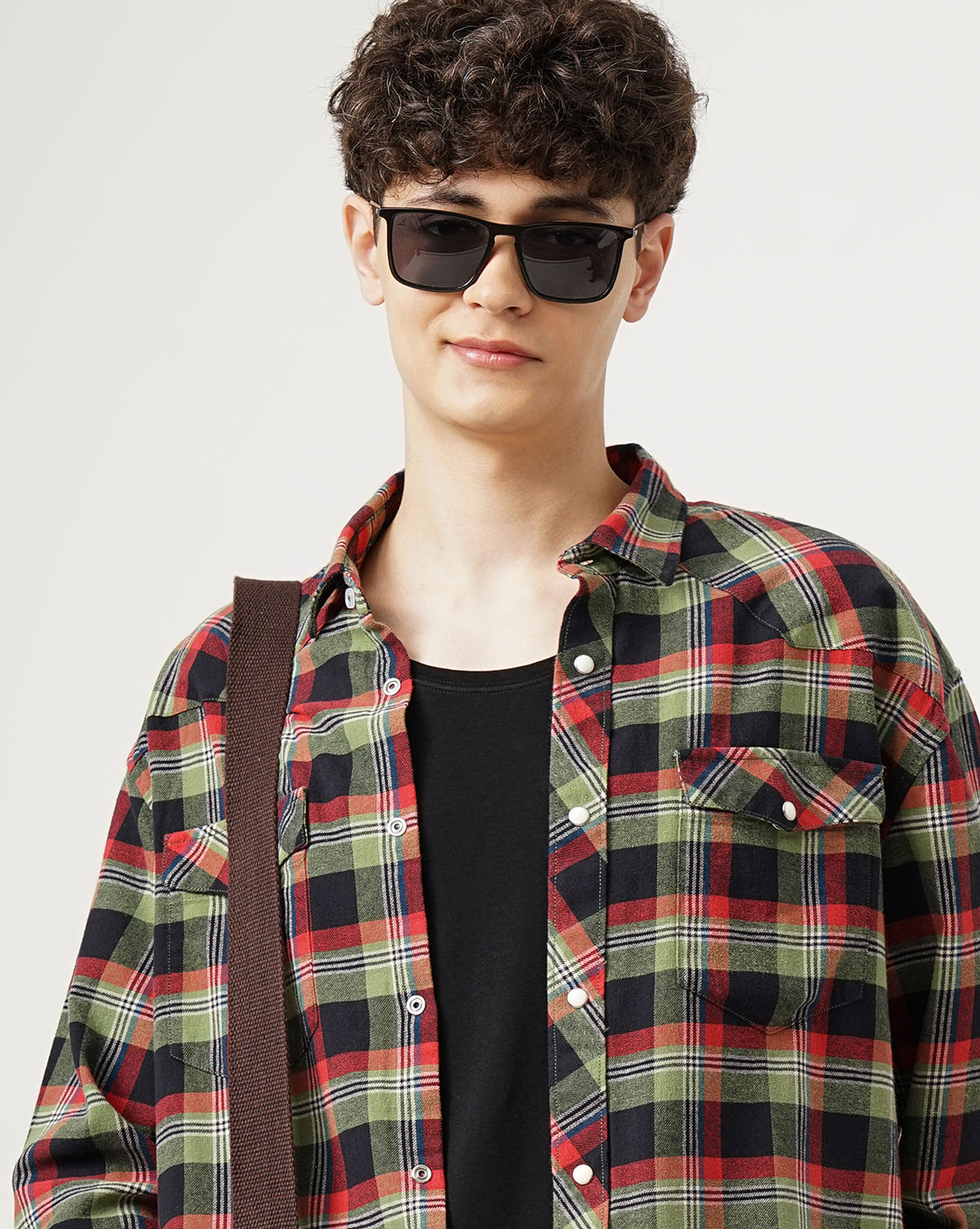Men Checked Relax Fit Shirt
