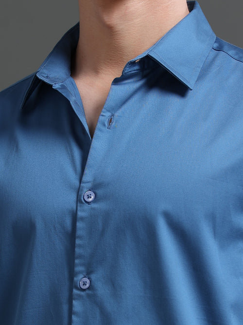 Men Smart Slim Fit Casual Shirt