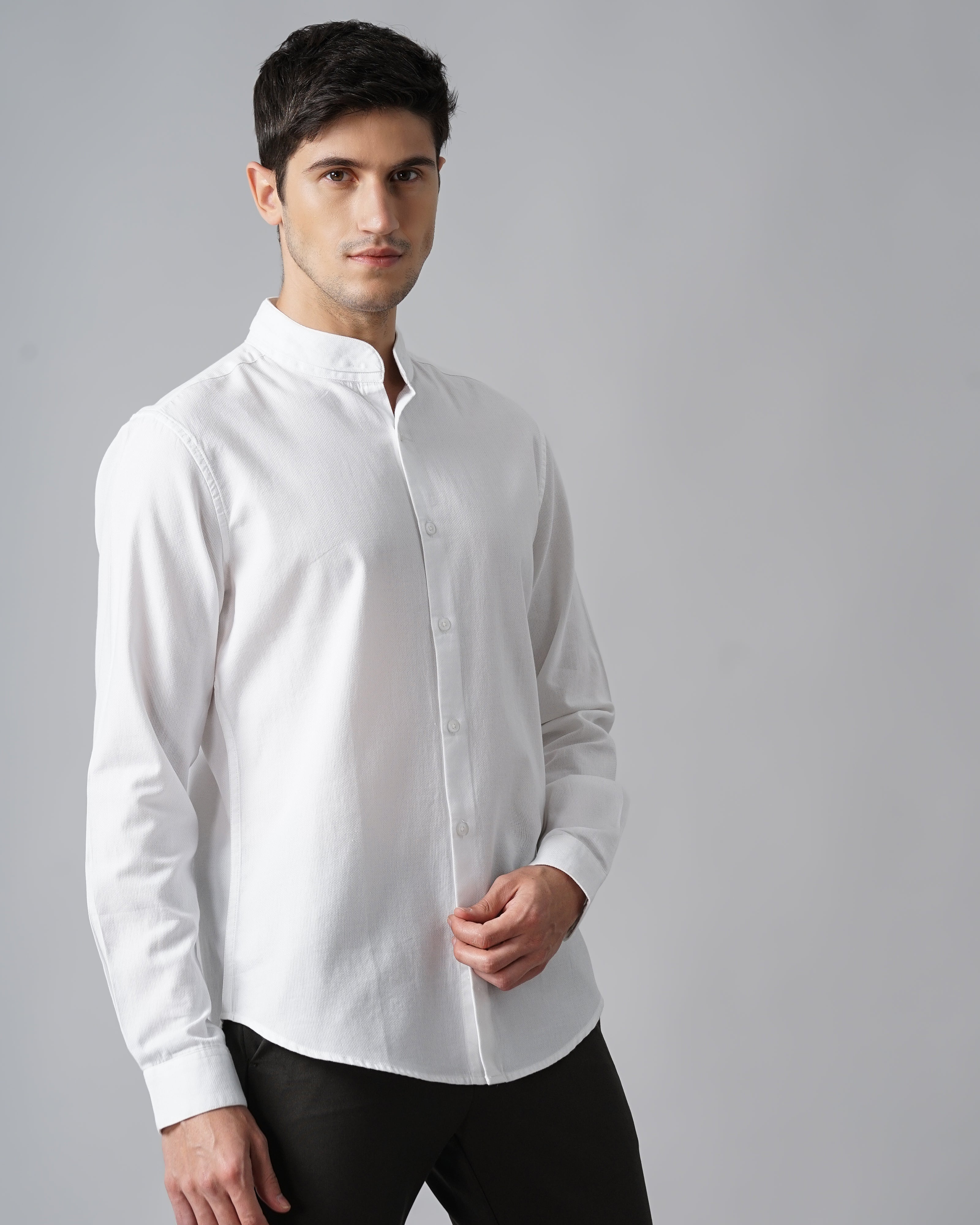 Men's Solid Casual Shirt
