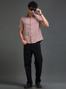 Men's Textured Solid Shirt