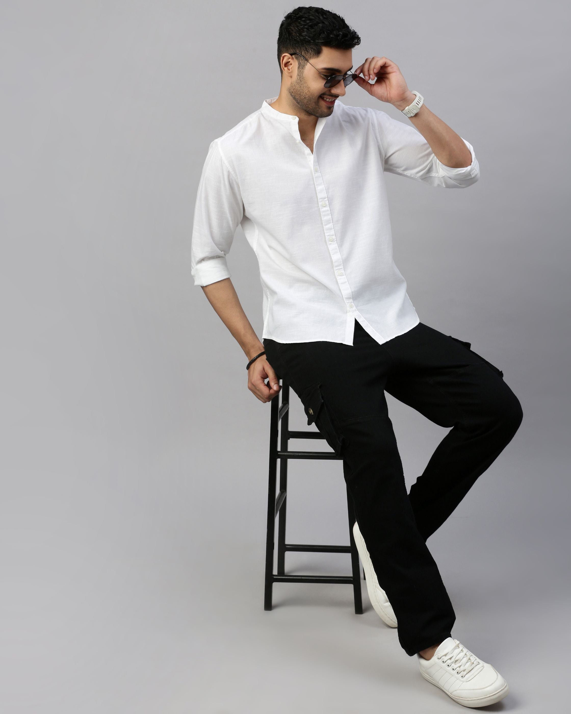 Men's Solid Casual Shirt