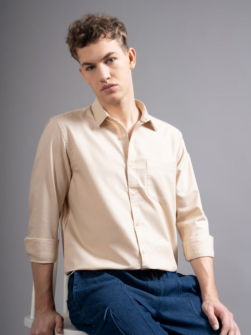 Men Smart Slim Fit Casual Shirt