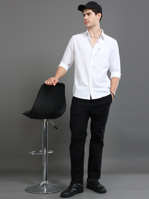 Men Oxford Slim Fit Shirt