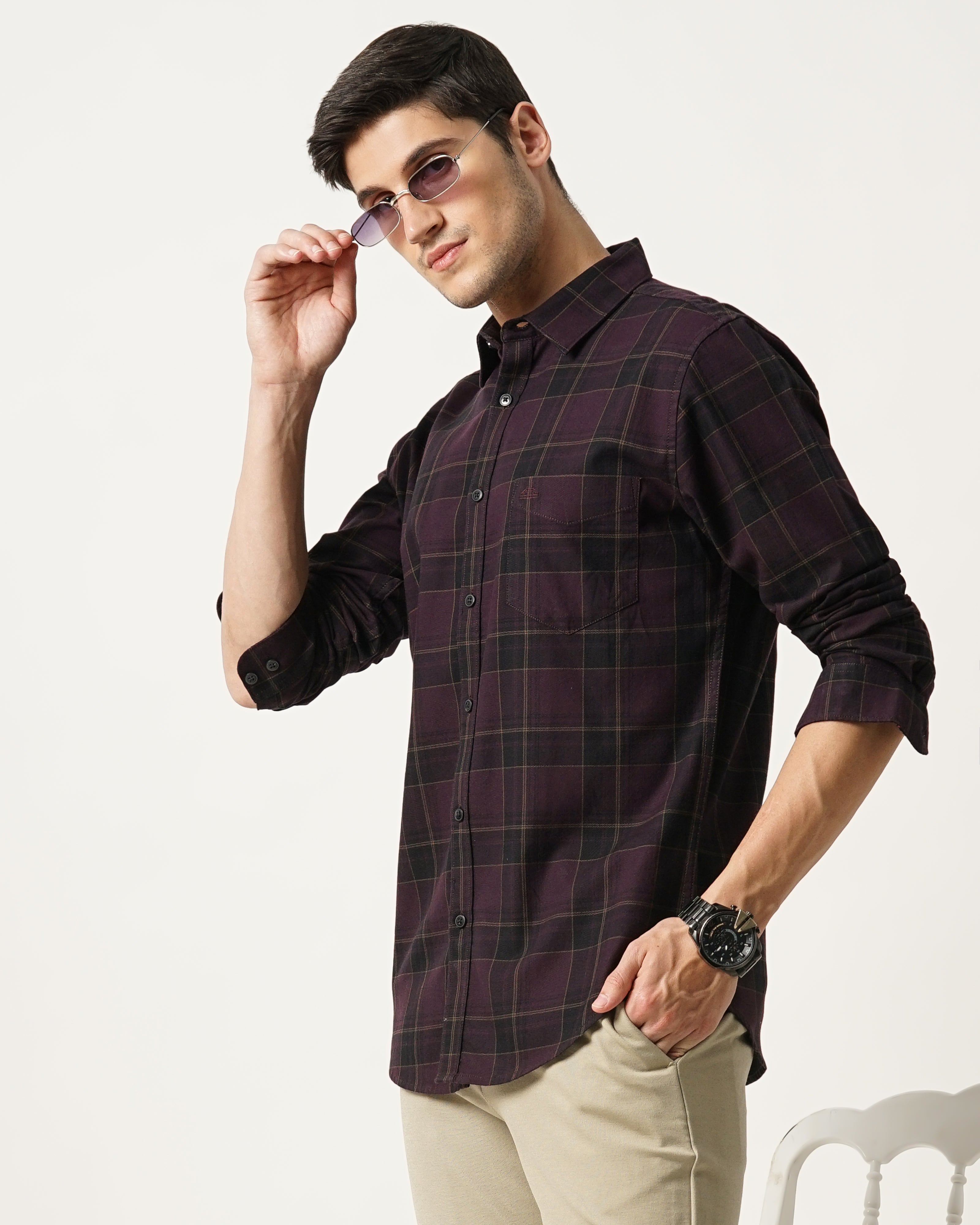 Men's Checks Shirt