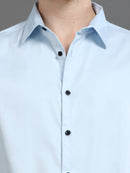 Men Satin Slim Fit Shirt