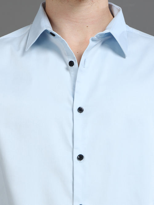 Men Satin Slim Fit Shirt